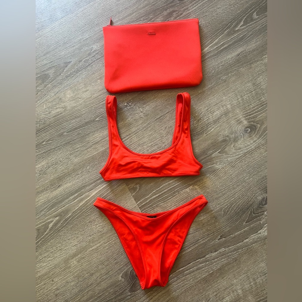 TRIANGL Red Bikini Sz XS